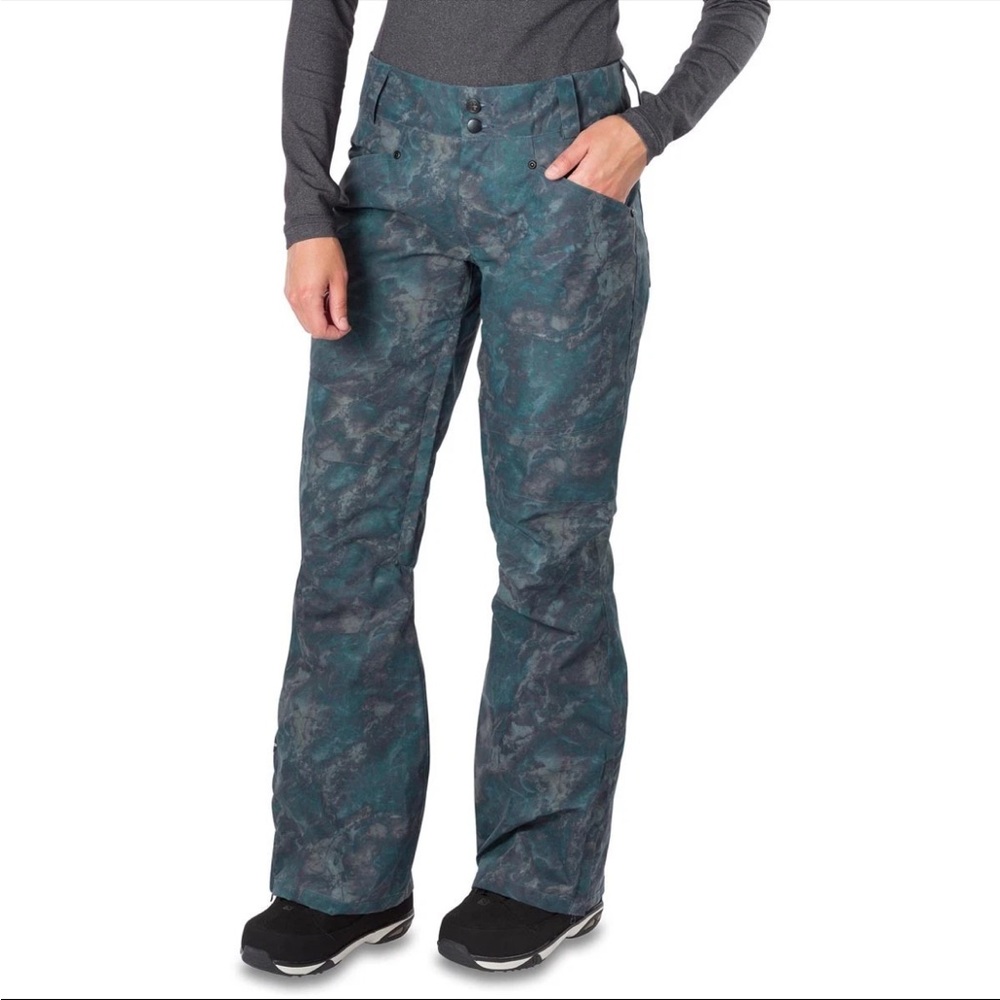 DAKINE WOMEN'S WESTSIDE SHELL SKI SNOWBOARD PANTS LARGE MADISON PRINT
